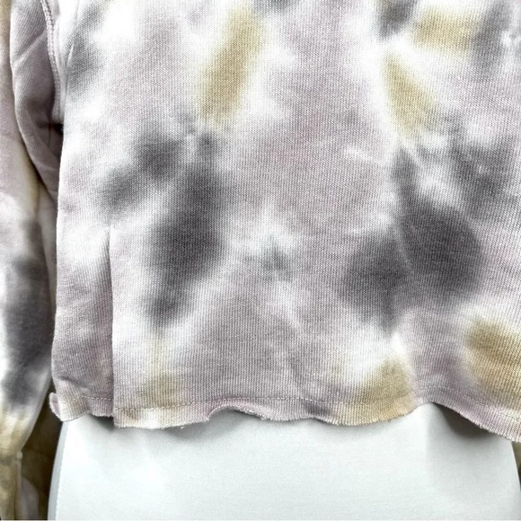 Oli Viv Parker Tie Dye Crop Sweatshirt in Mauve Batik NEW Size XS - Picture 9 of 12